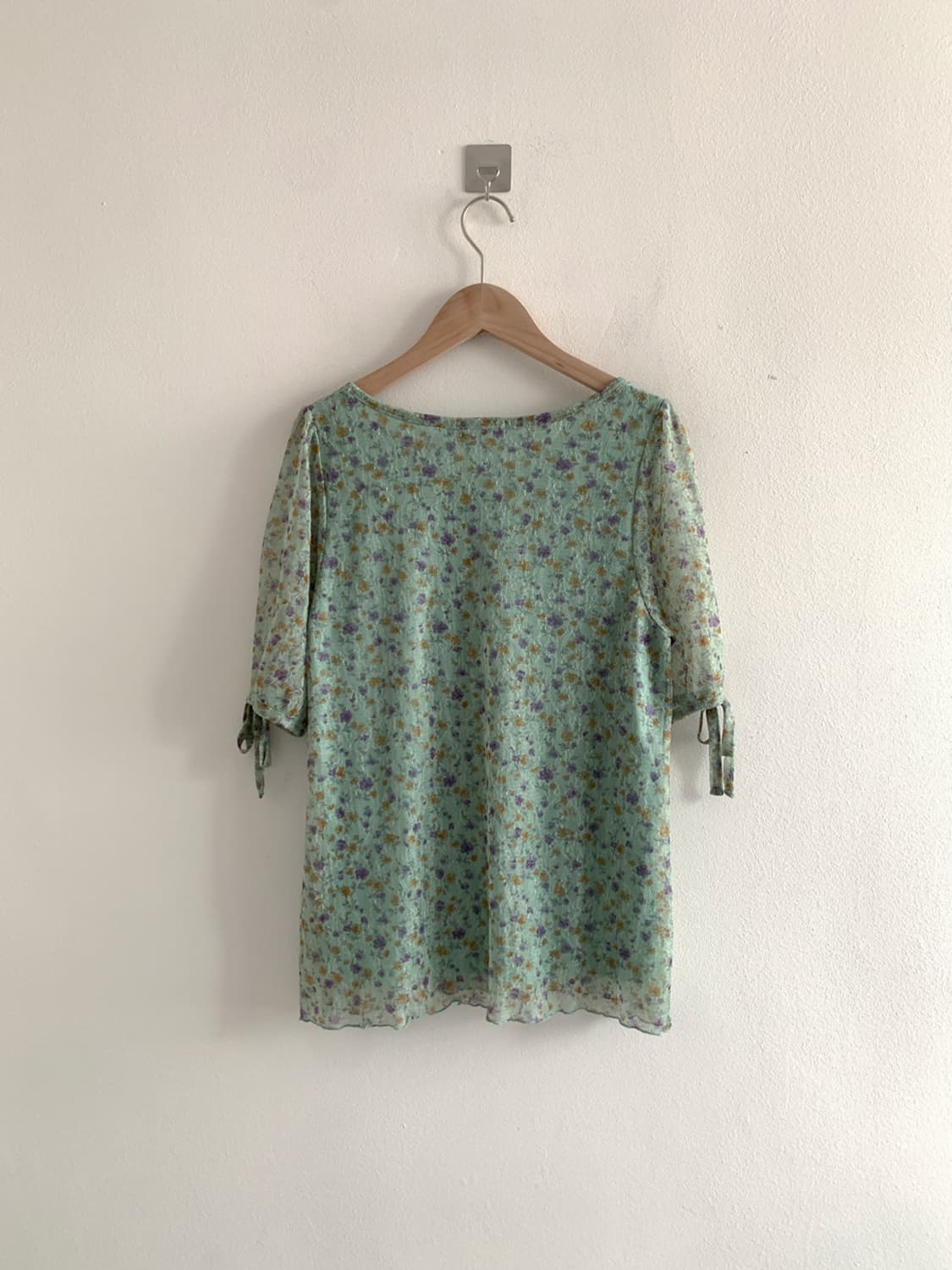 Flower Embroidery Frill Ribbon T 상품이미지6