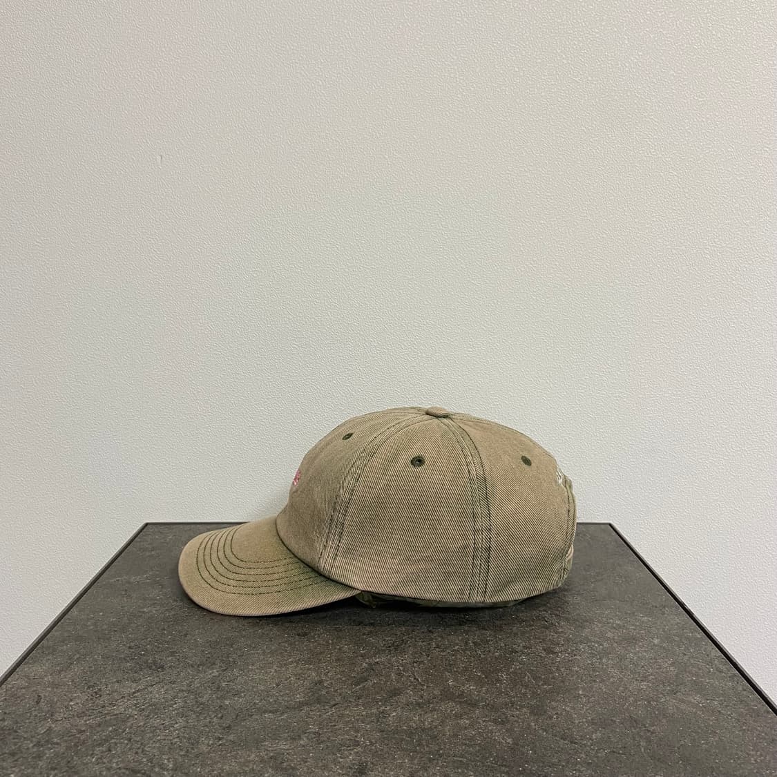 (OS) 슈프림 6패널 볼캡 모자 워시드 트윌 카키 그린 상품이미지2