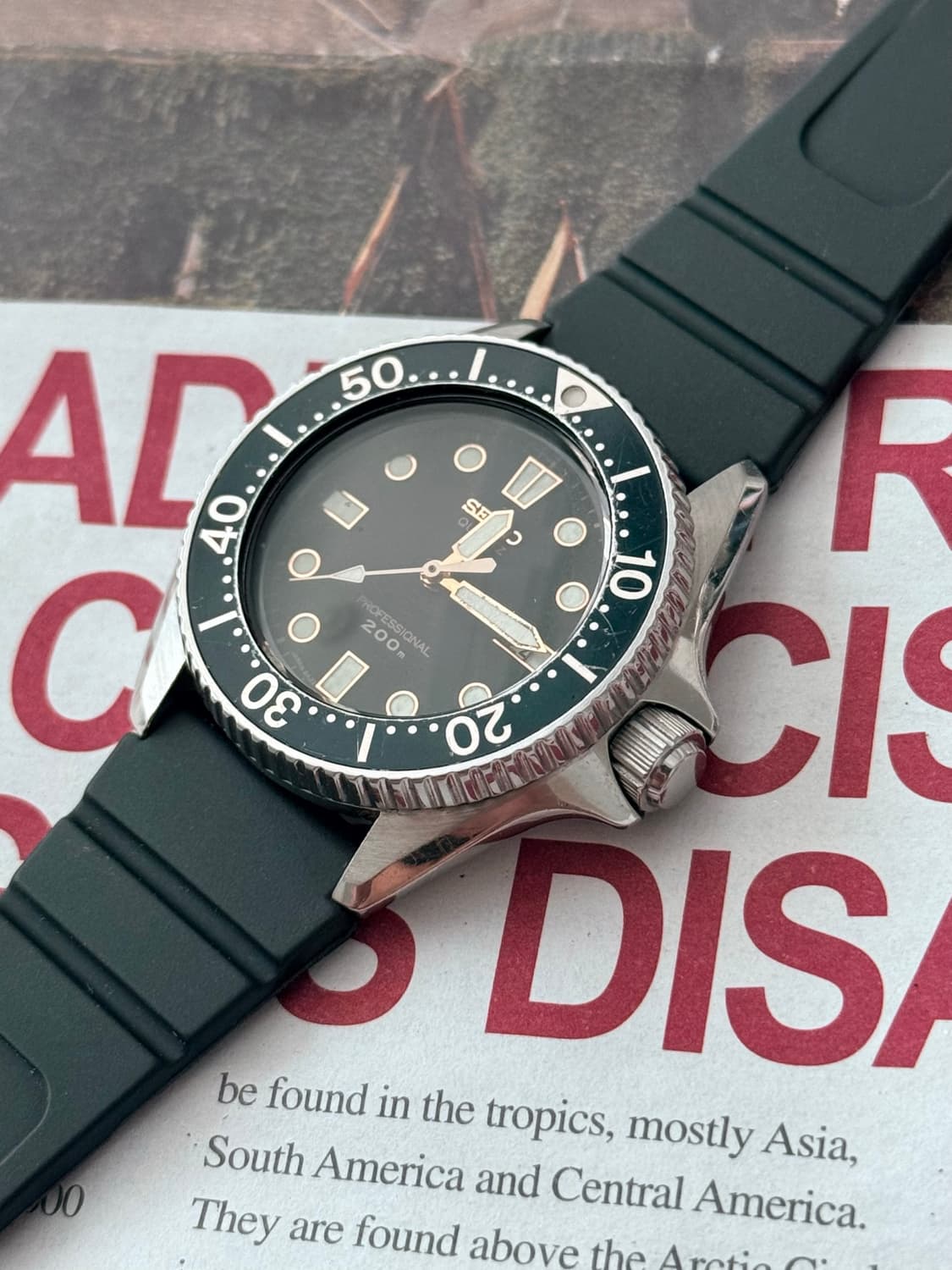 Seiko 세이코 쿼츠 다이버 프로페셔널 200m 다이버 1990 상품이미지5