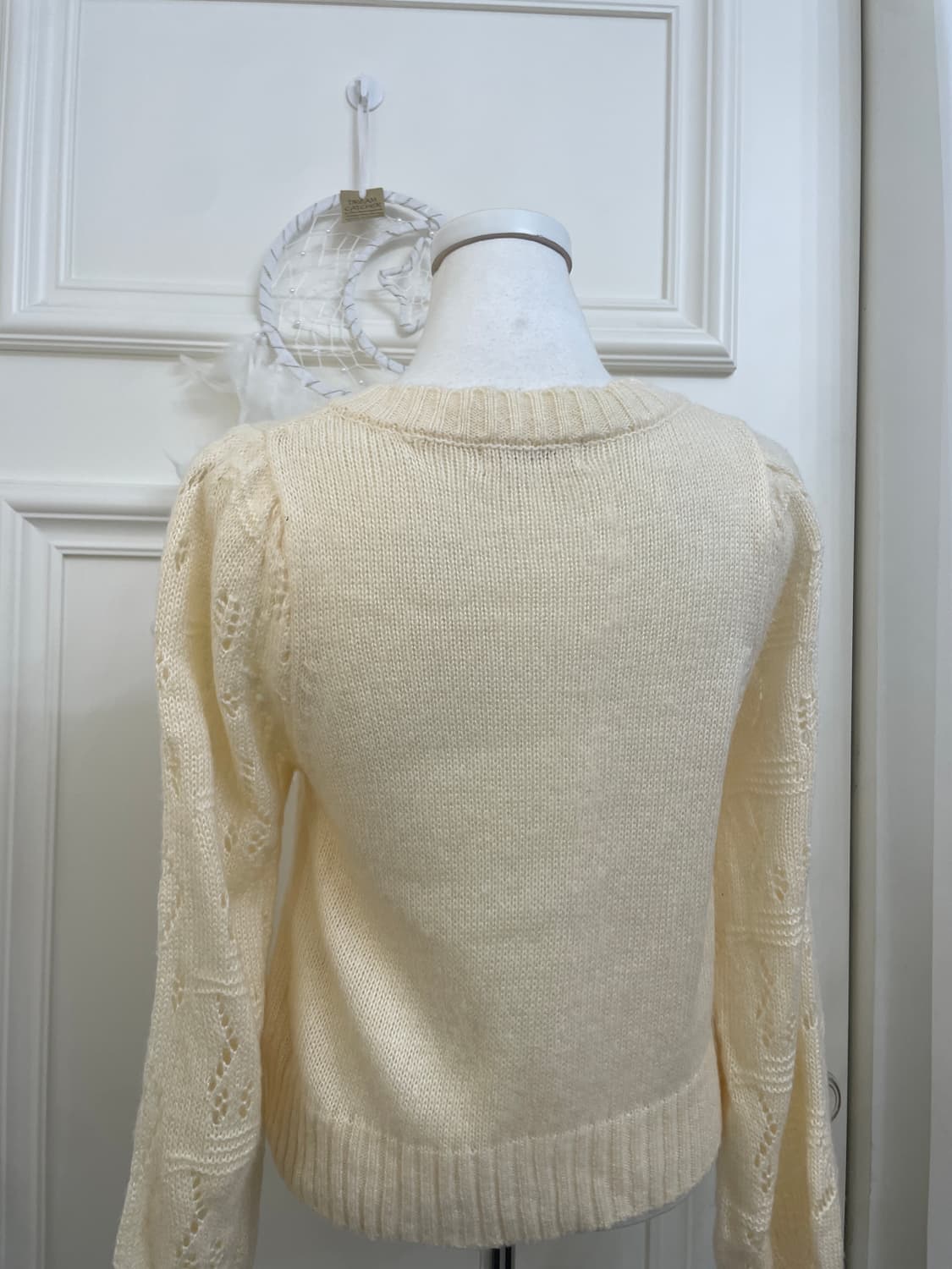 FEROUX butter pearl button sleeve croche 상품이미지4