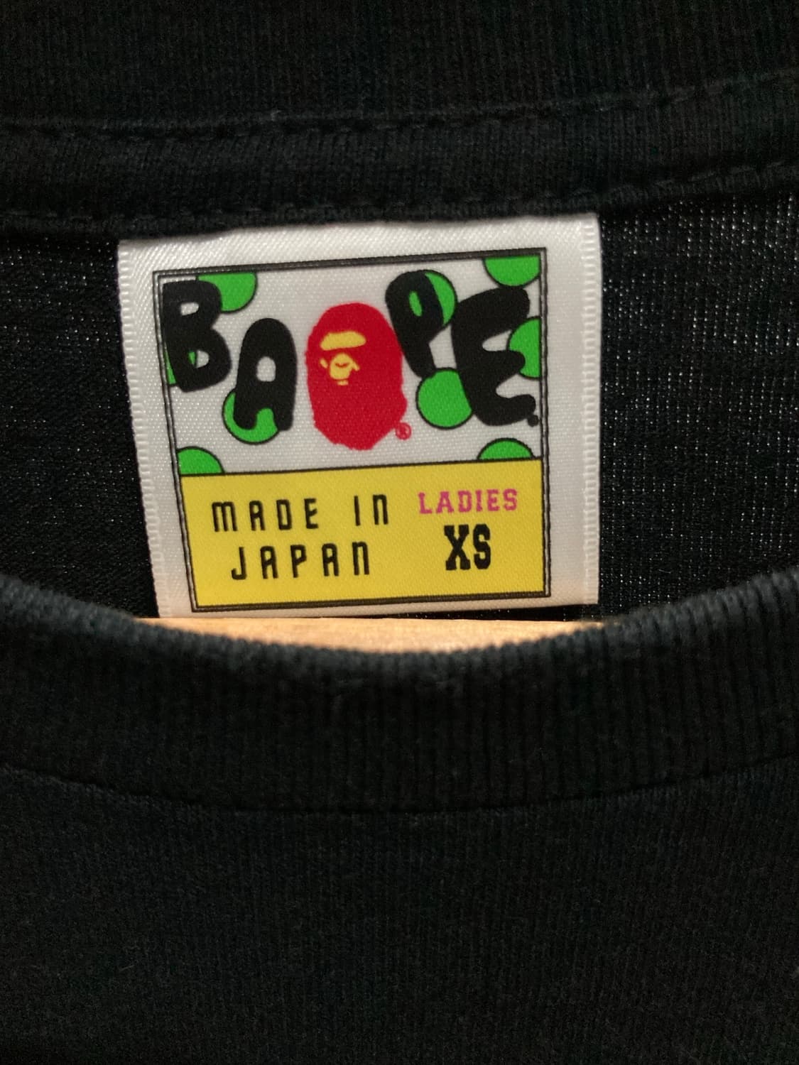 베이프 블랙핑크 반팔 상품이미지3