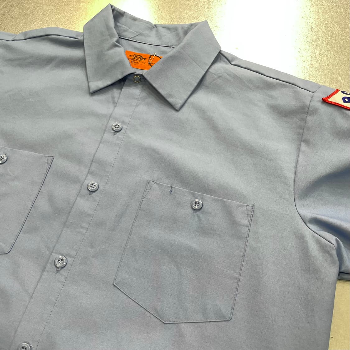 (L) Dickies 디키즈 반팔 워크 셔츠 패치 상품이미지7