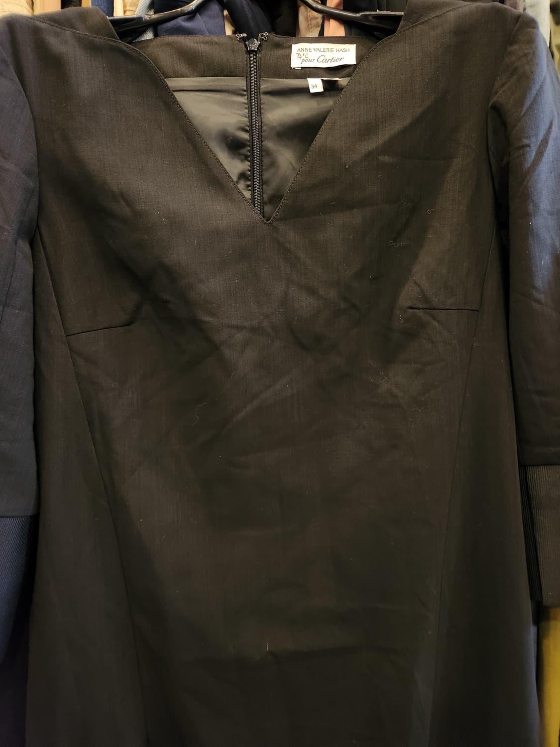 ANNE VALERIE HASH pour Cartier 블랙 원피스 상품이미지5