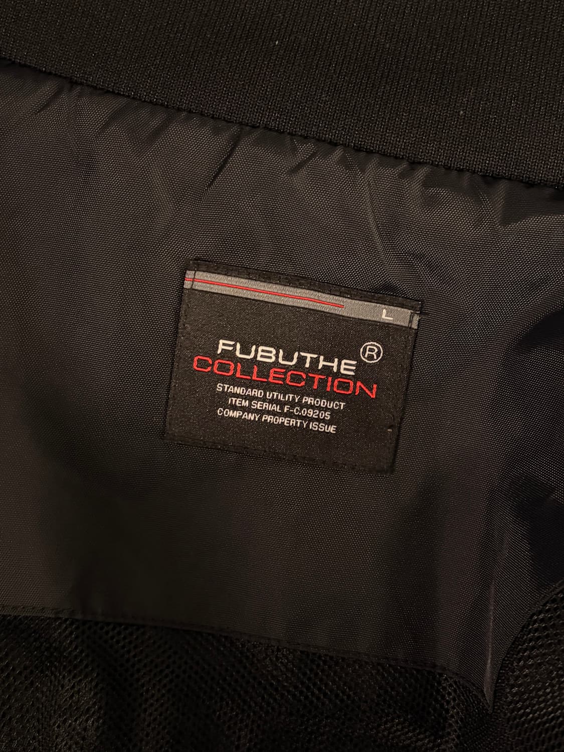 (L/정품) FUBU 블랙 바람막이 a1 상품이미지4