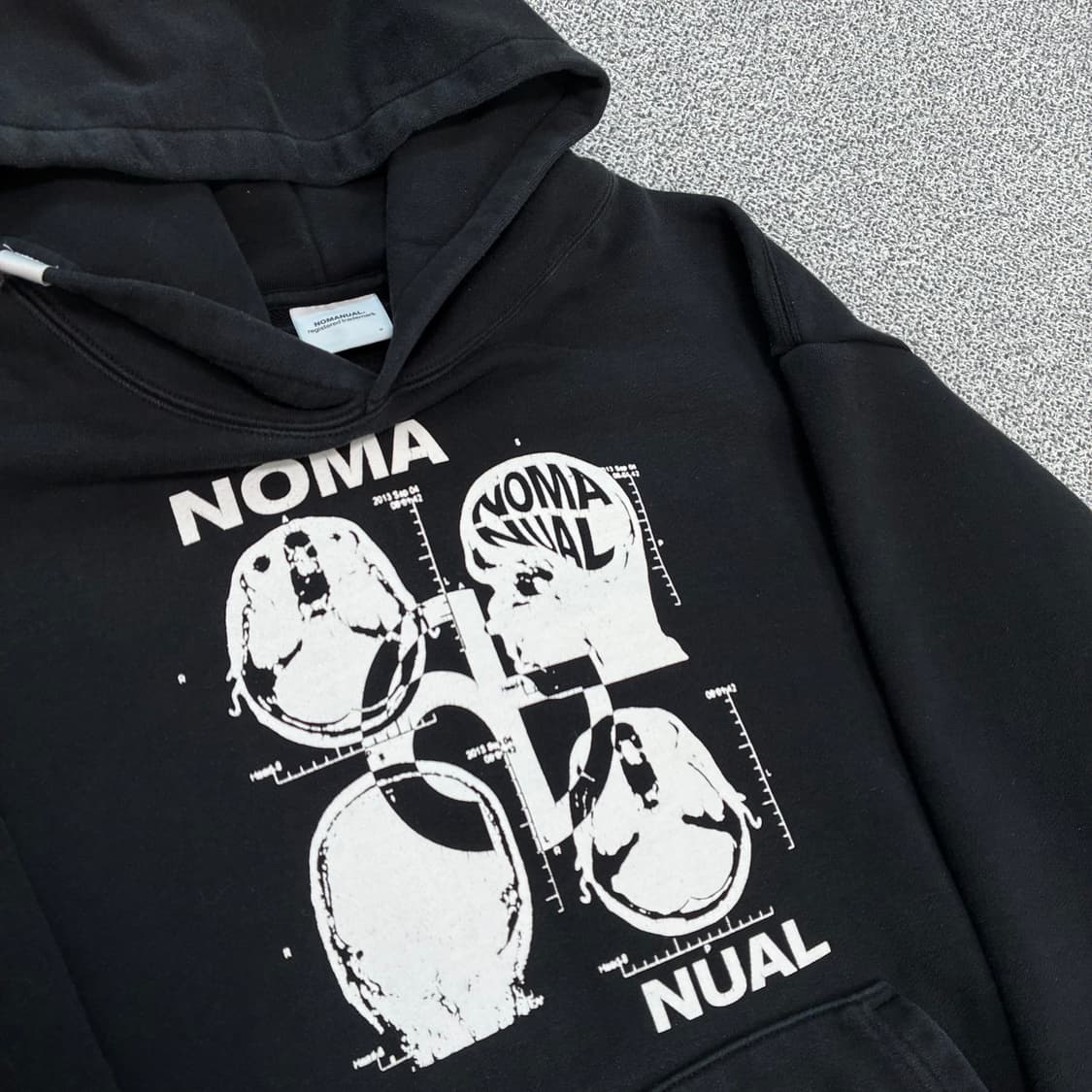 <노매뉴얼 오버핏 후드티> No.1540 상품이미지7