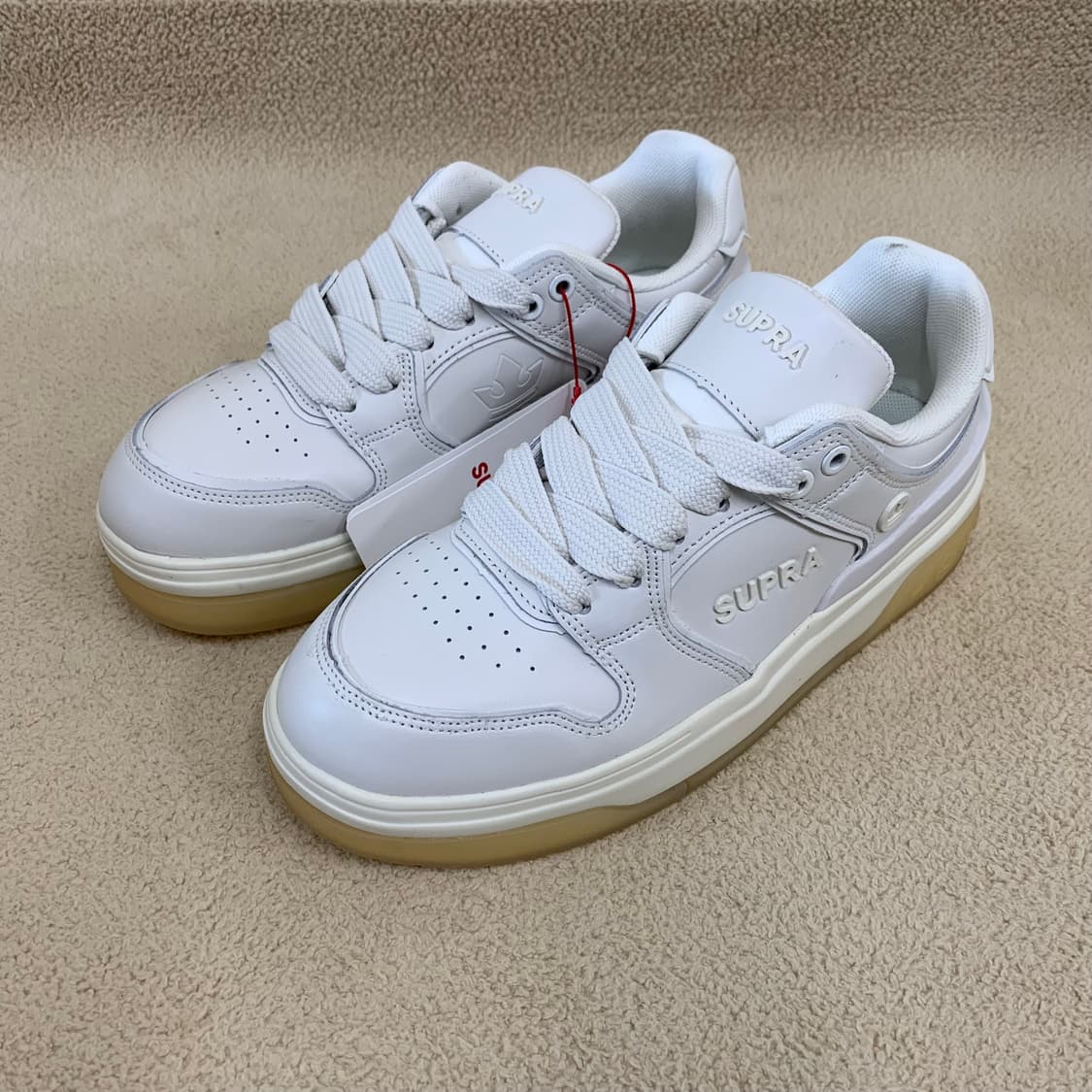 SUPRA 수프라 베이더 X 로우탑 운동화(260/화이트) 남성신발 상품이미지1