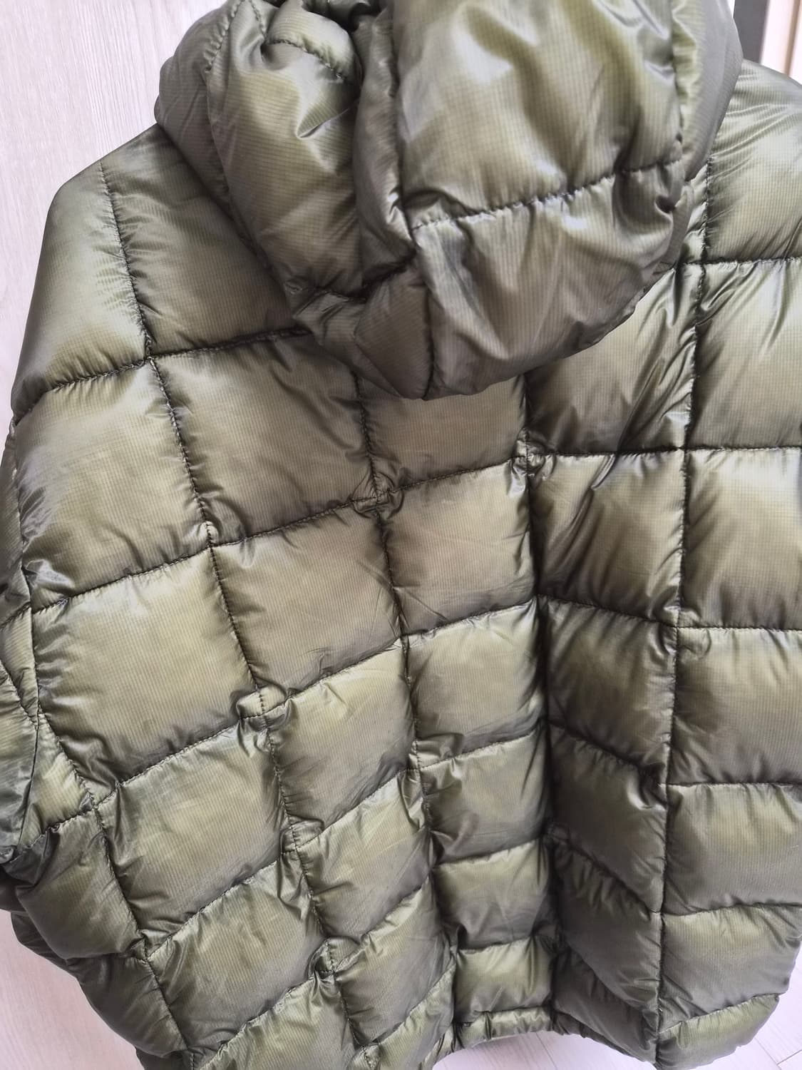 스투시 미드웨이트 푸퍼 올리브 s 판매합니당 상품이미지3