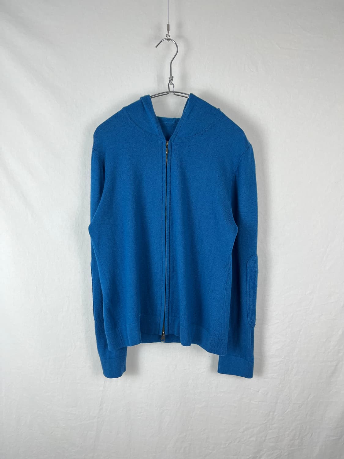 Vintage 블루컬러 니트 후드집업  상품이미지2