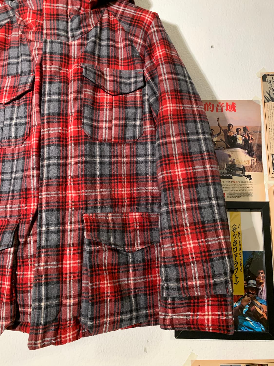 가이진메이드 타탄체크 리버시블 다운 히말라야 자켓 상품이미지2