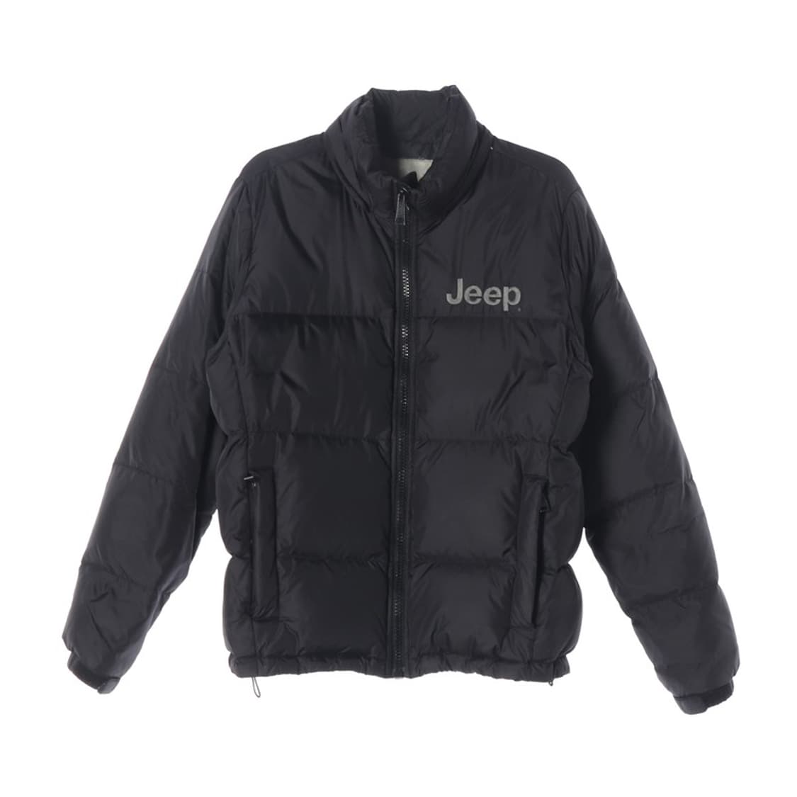 지프 클래식 로고 덕다운 푸퍼 패딩 블랙 M 상품이미지1