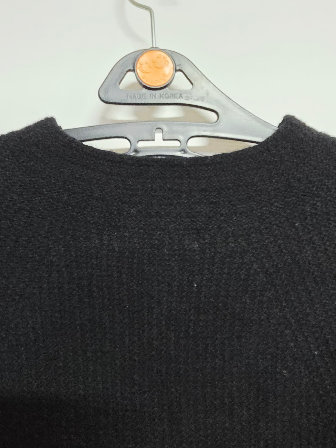 샬라얀 블랙 루즈핏 니트 스웨터 모100프로 상품이미지7