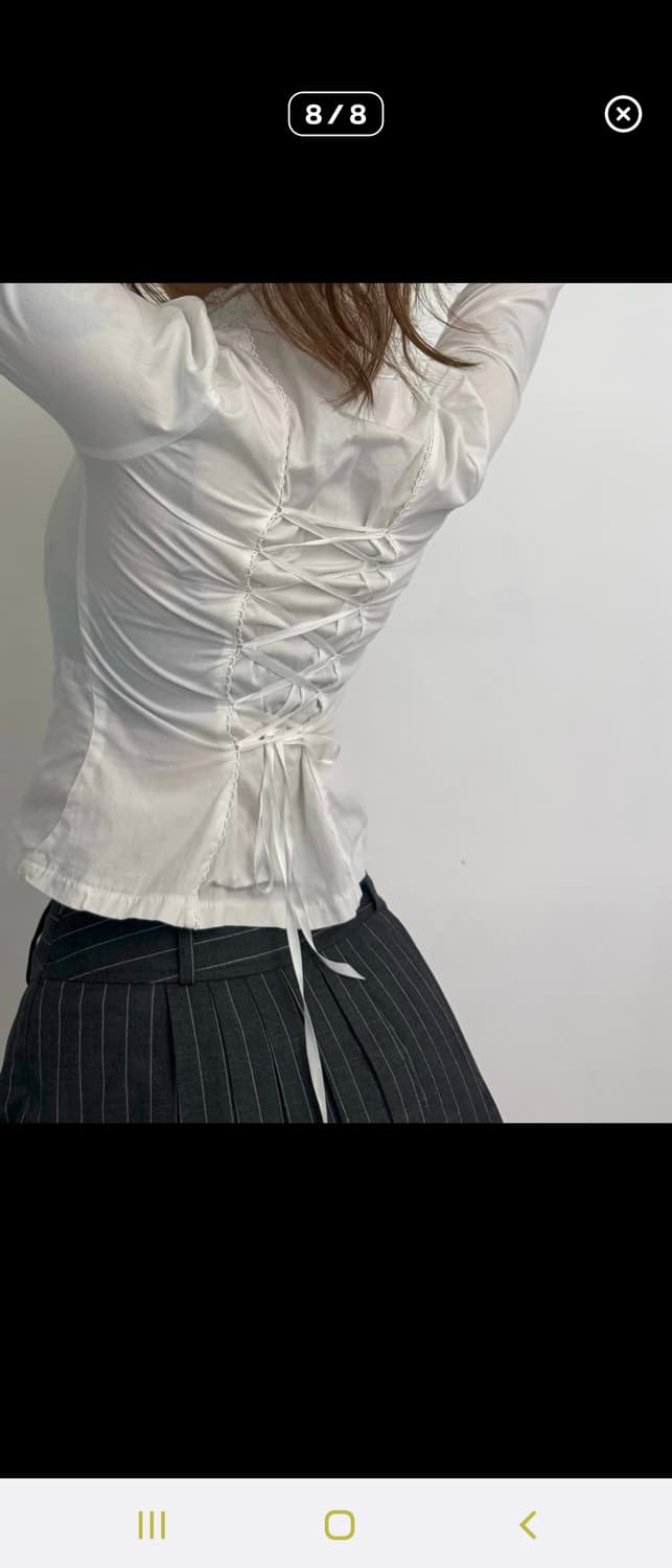 Bodyline 코르셋 셔츠 상품이미지3