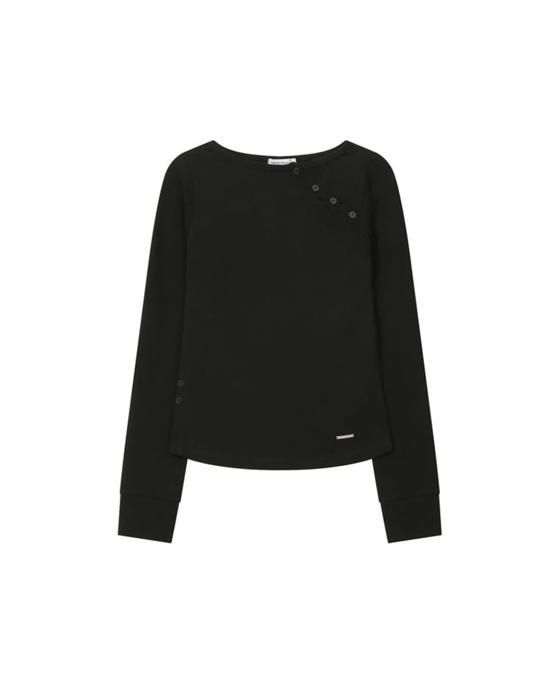 미세키서울 버튼 롱슬리브 블랙 1사이즈 상품이미지1