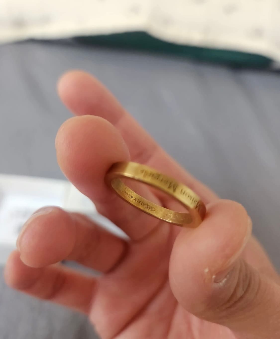 (새상품) 마르지엘라 로고링 8사이즈 상품이미지5