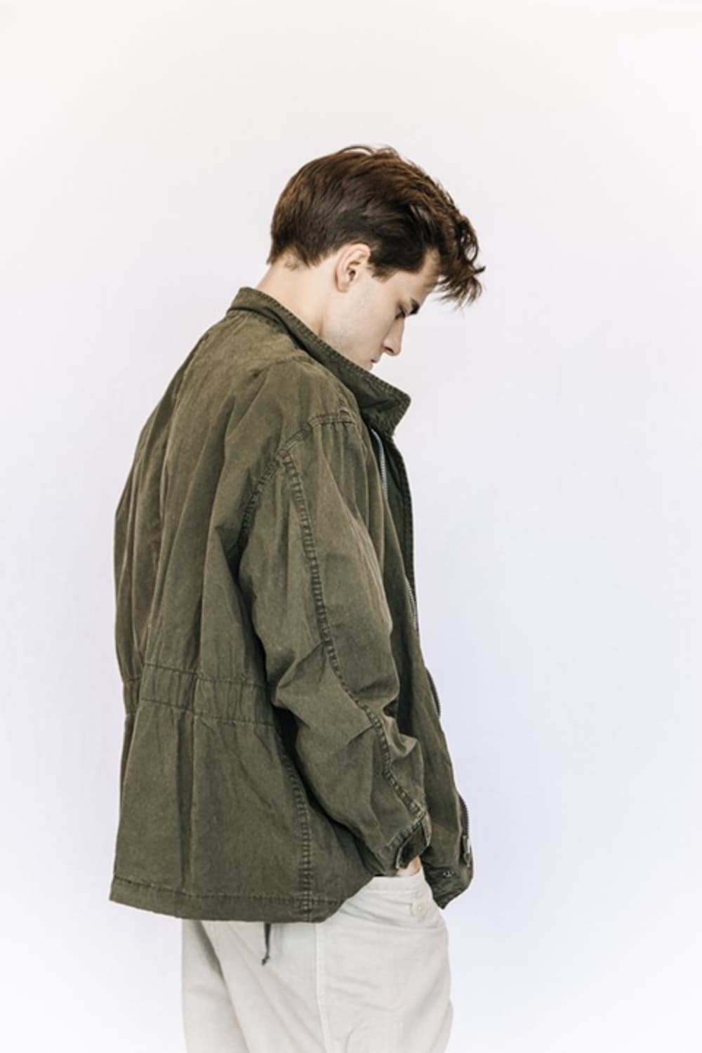 M) sage de cret 사쥬 드 크레 밀리터리 숏 자켓 상품이미지10