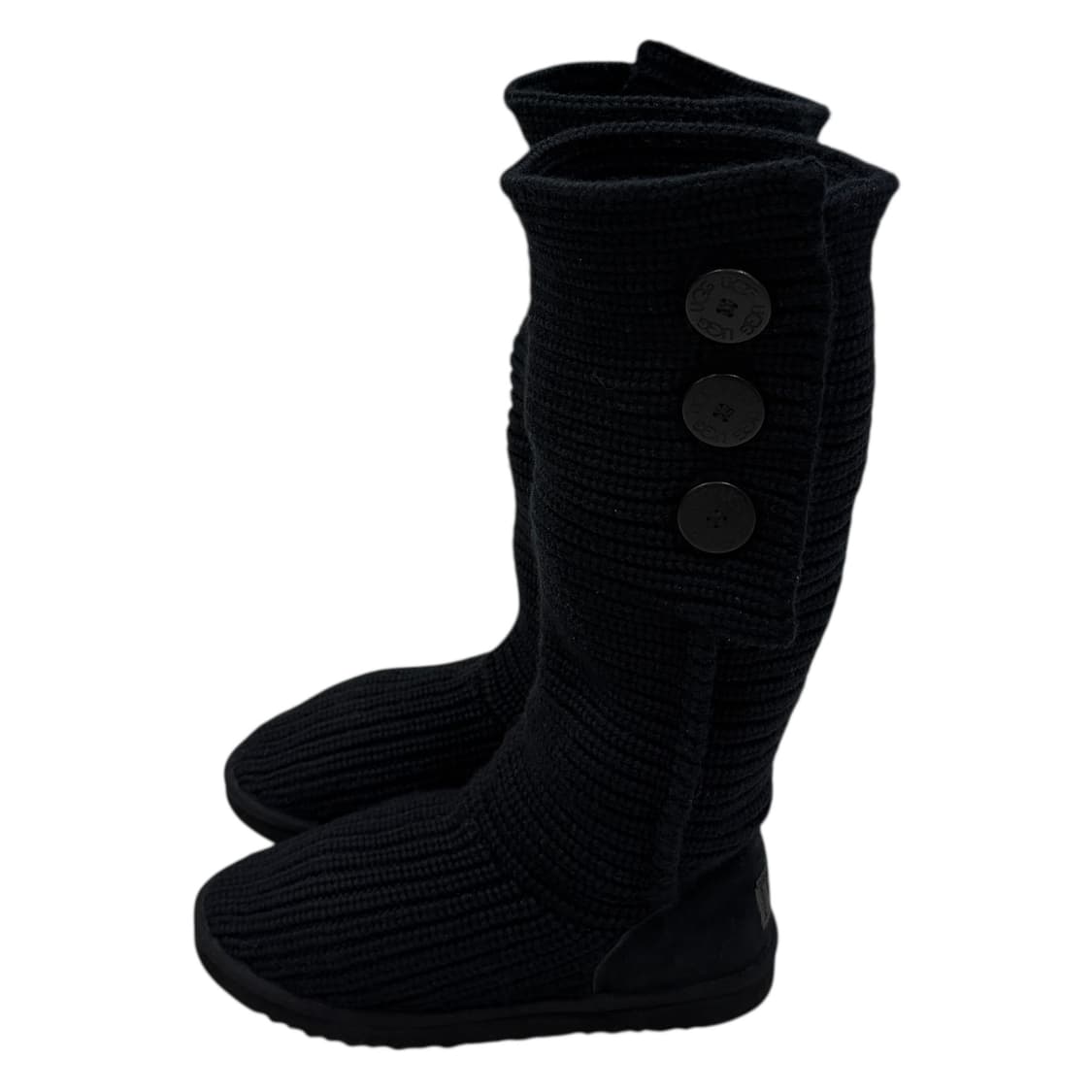 UGG 어그 클래식 카디 니트 롱부츠 블랙 260 상품이미지1