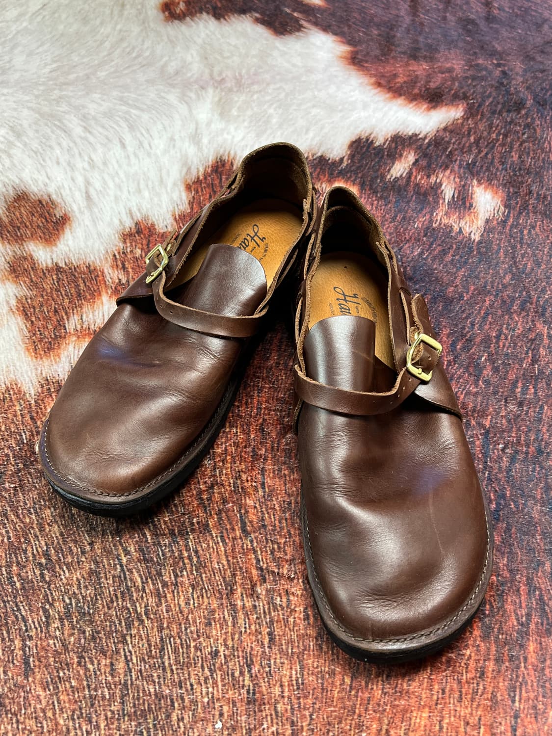 [290] 호킨스 브라운 레더 스트랩 로퍼 상품이미지1