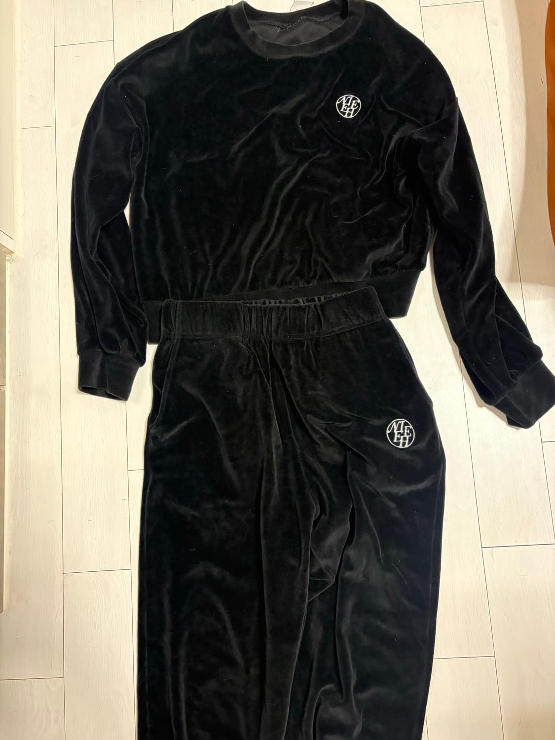 니히 벨뱃 맨투맨 바지 세트 상품이미지3