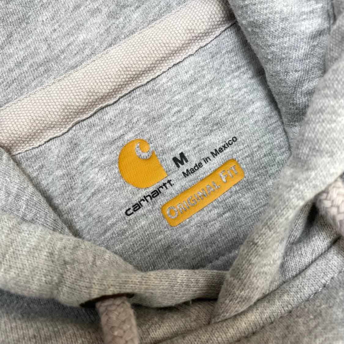 칼하트 Carhartt 그레이 오리지널핏 기모 후드티 M 상품이미지2