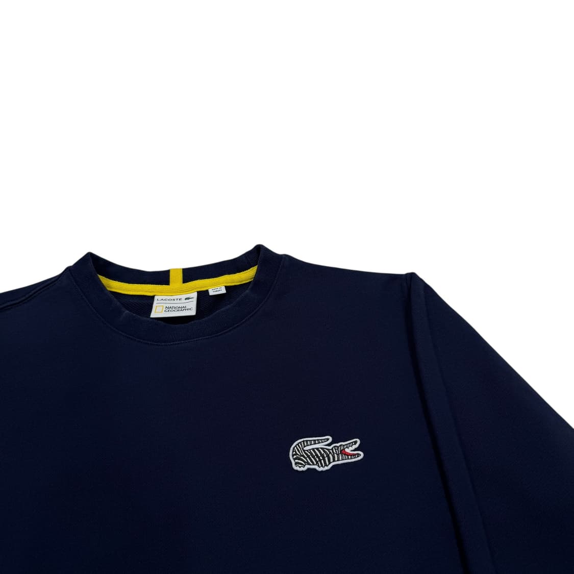 라코스테 X 내셔널지오그래픽 빅크록 맨투맨 네이비 상품이미지2