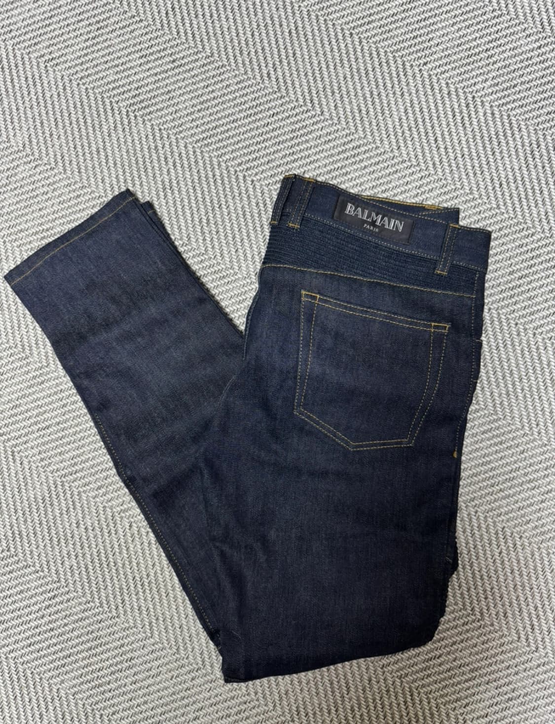 명품의류) 발망 31 바이크 생지 데님 청바지 (상태S/정품/구매가 10 상품이미지1