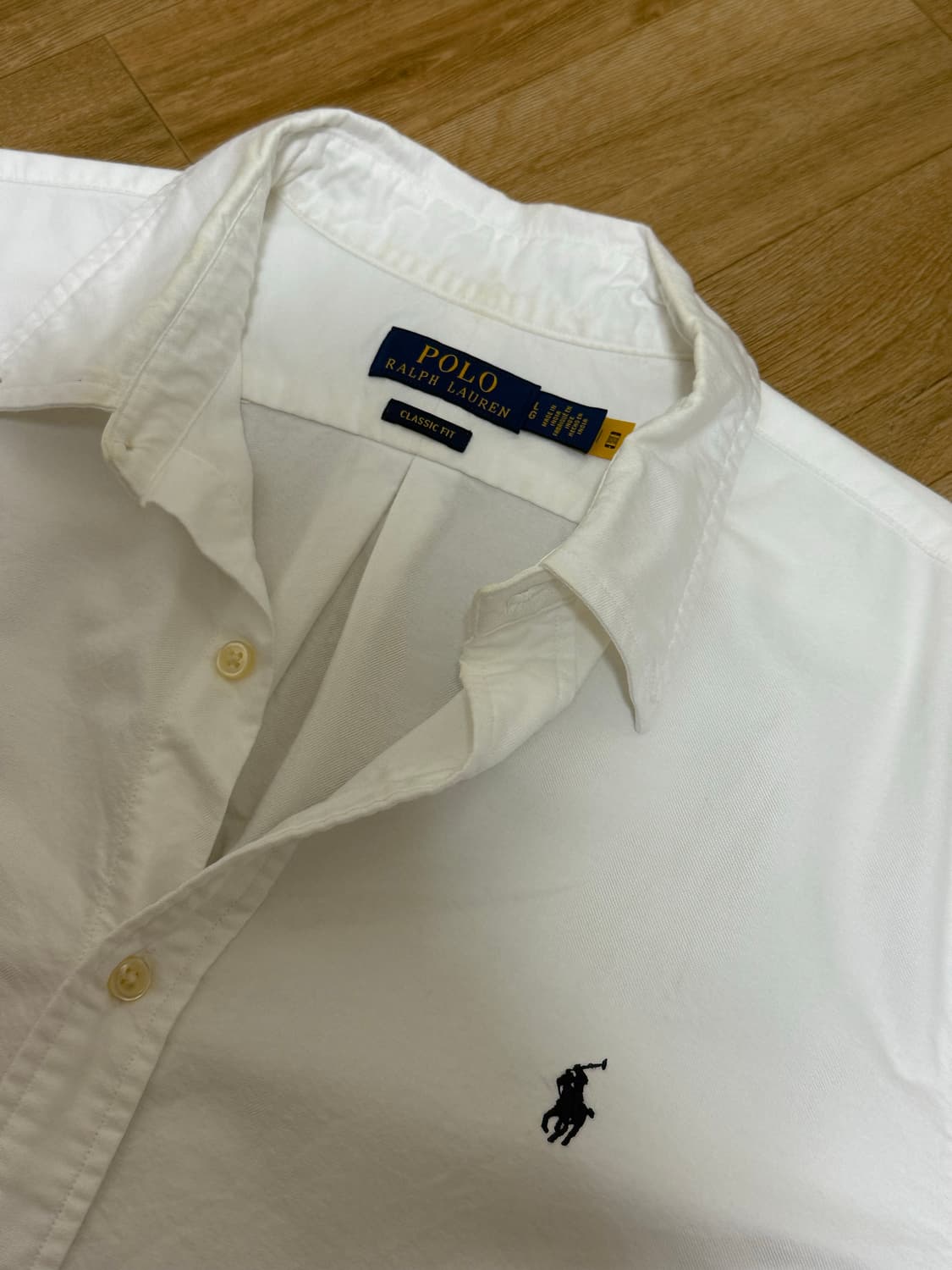 (정품qr) 폴로 가먼트다이 셔츠 상품이미지3