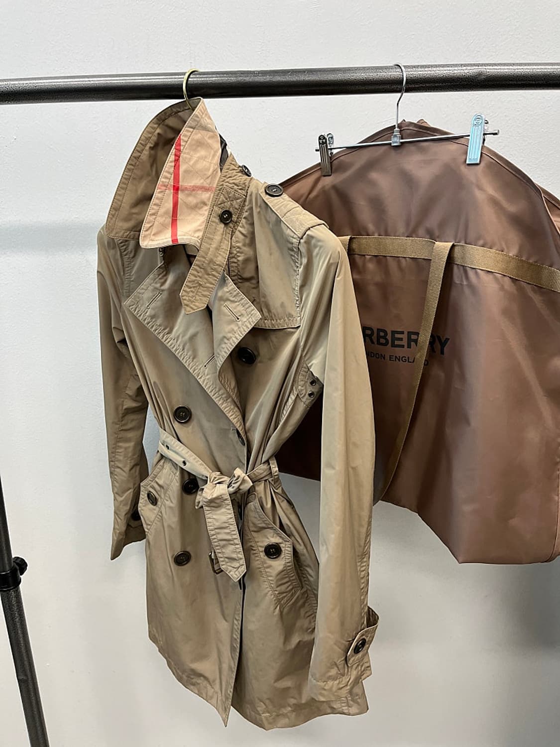 여) 버버리 폴리 봄 트렌치코트  상품이미지8