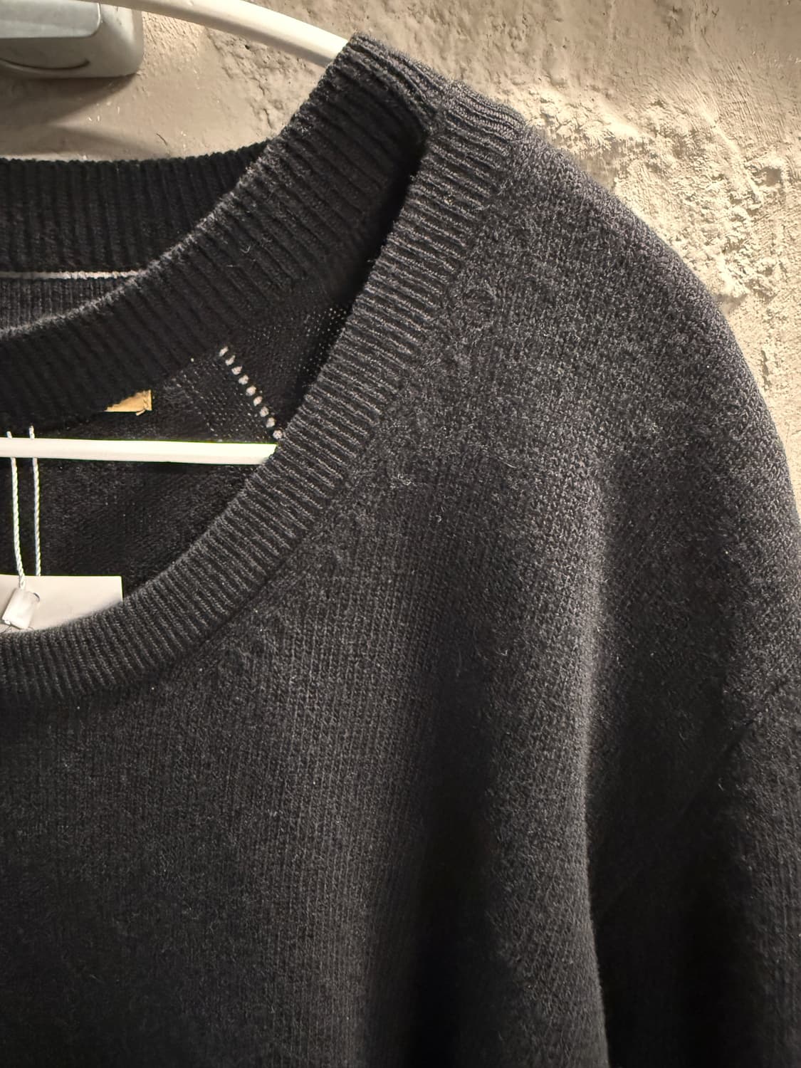 시스템 울 니트 스웨터 블랙 95 상품이미지3