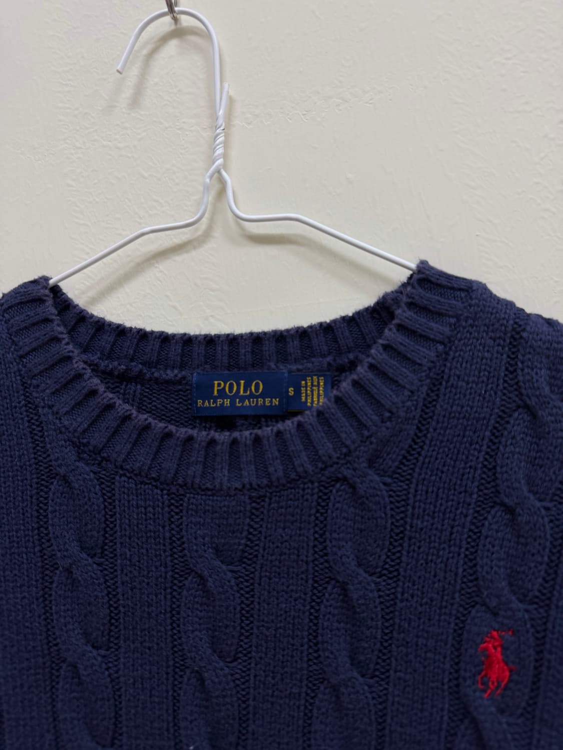 폴로랄프로렌 꽈배기 반팔 니트 상품이미지2