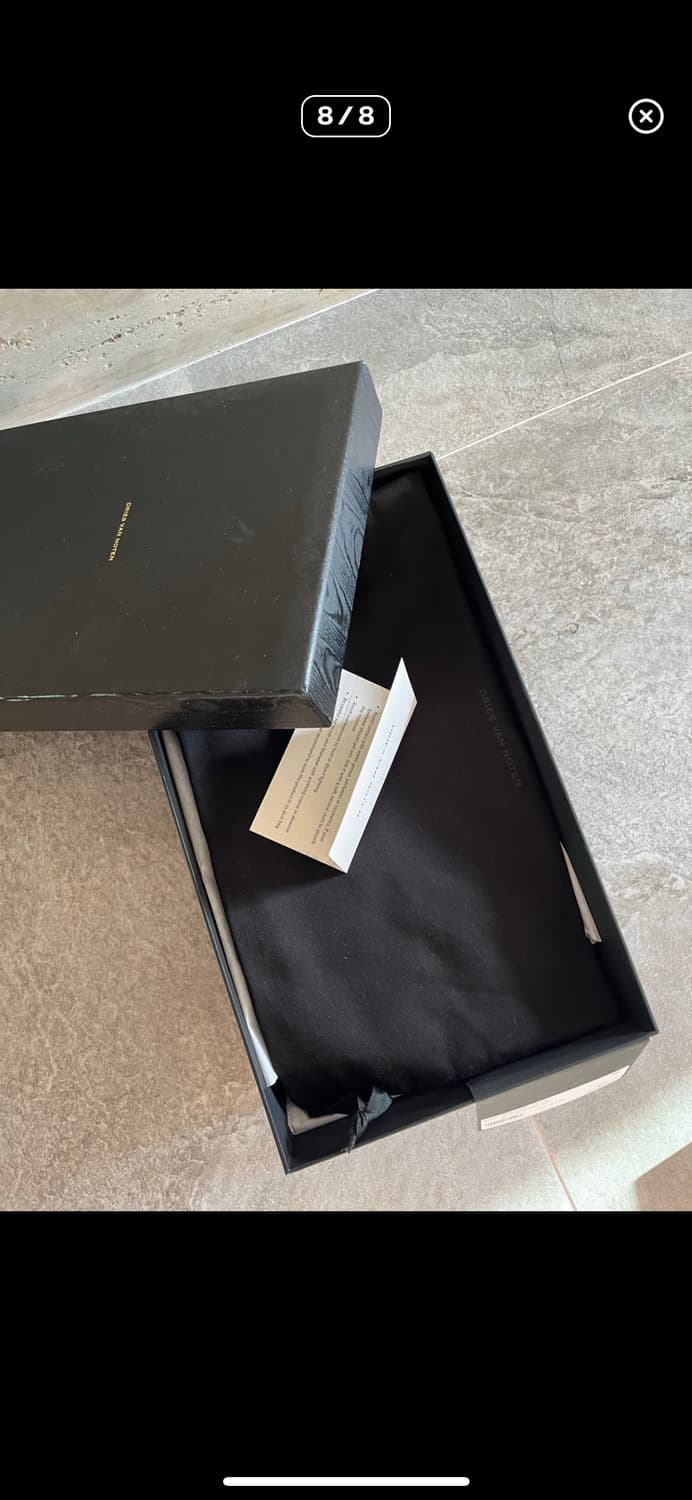 24fw 드리스반노튼 블랙 가죽 로퍼 슈즈(265) 상품이미지8