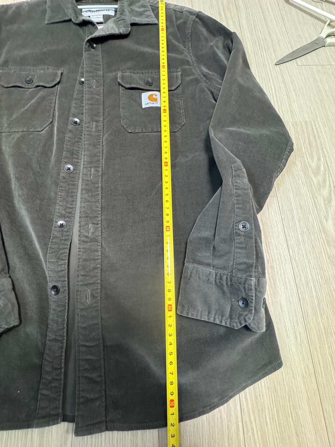 칼하트 코듀로이 셔츠 자켓 s판매  상품이미지2