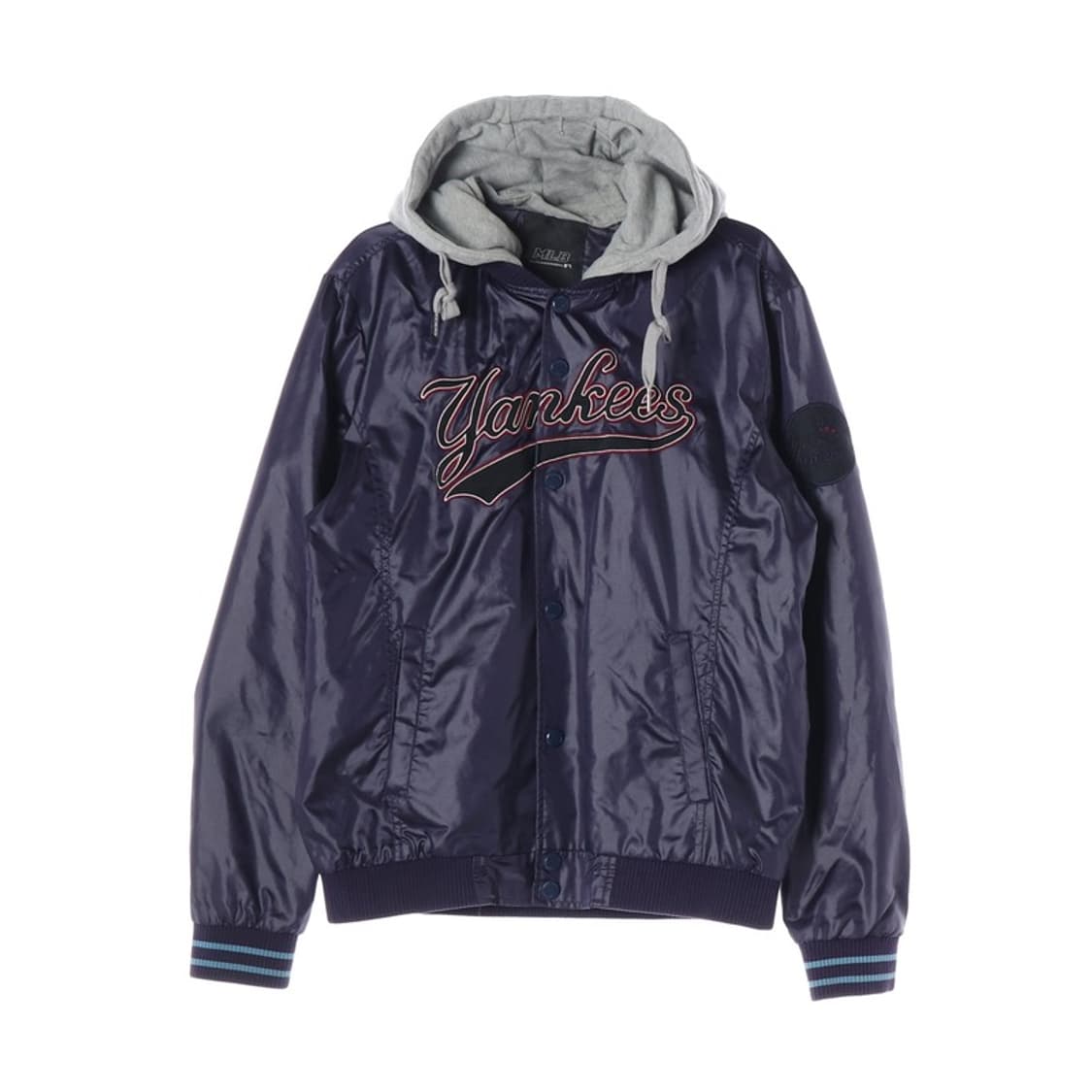 MLB 양키스 빅로고 후드 바시티 자켓 XL 상품이미지1