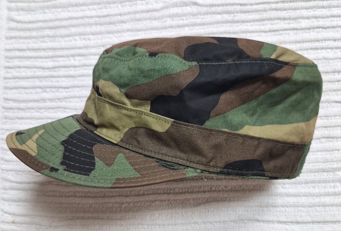 US Military Woodland Camo Patrol Cap 상품이미지1