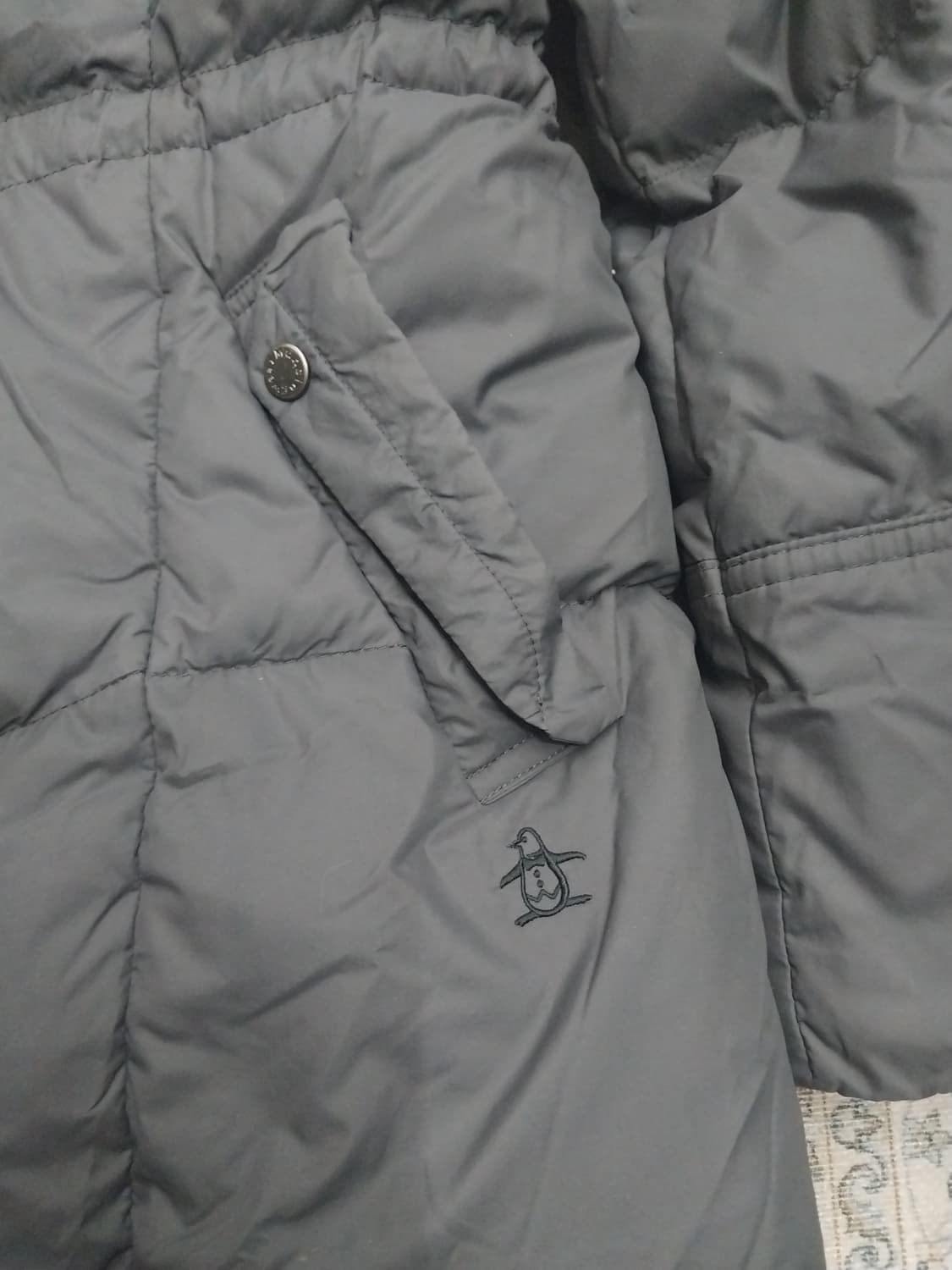 Munsingwear 그레이 다운 패딩 L 상품이미지4