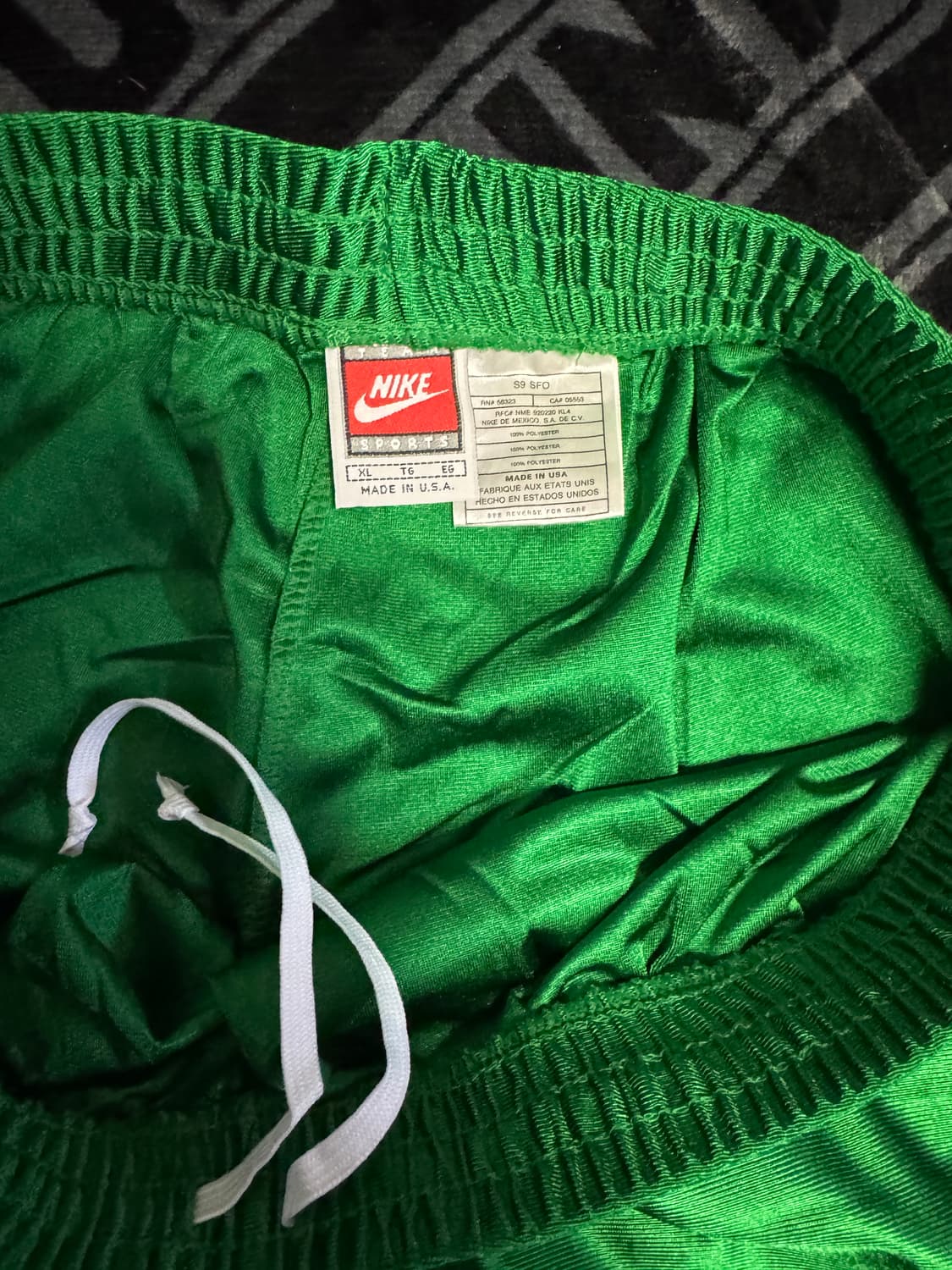 나이키 배스킷볼 쇼츠 그린 화이트 상품이미지5