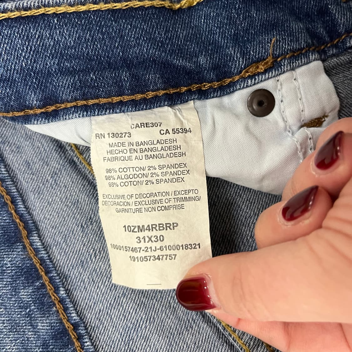 [31X30] 랭클러 어센틱스 레귤러핏 스트레이트 레그 데님 청바지 01 상품이미지3