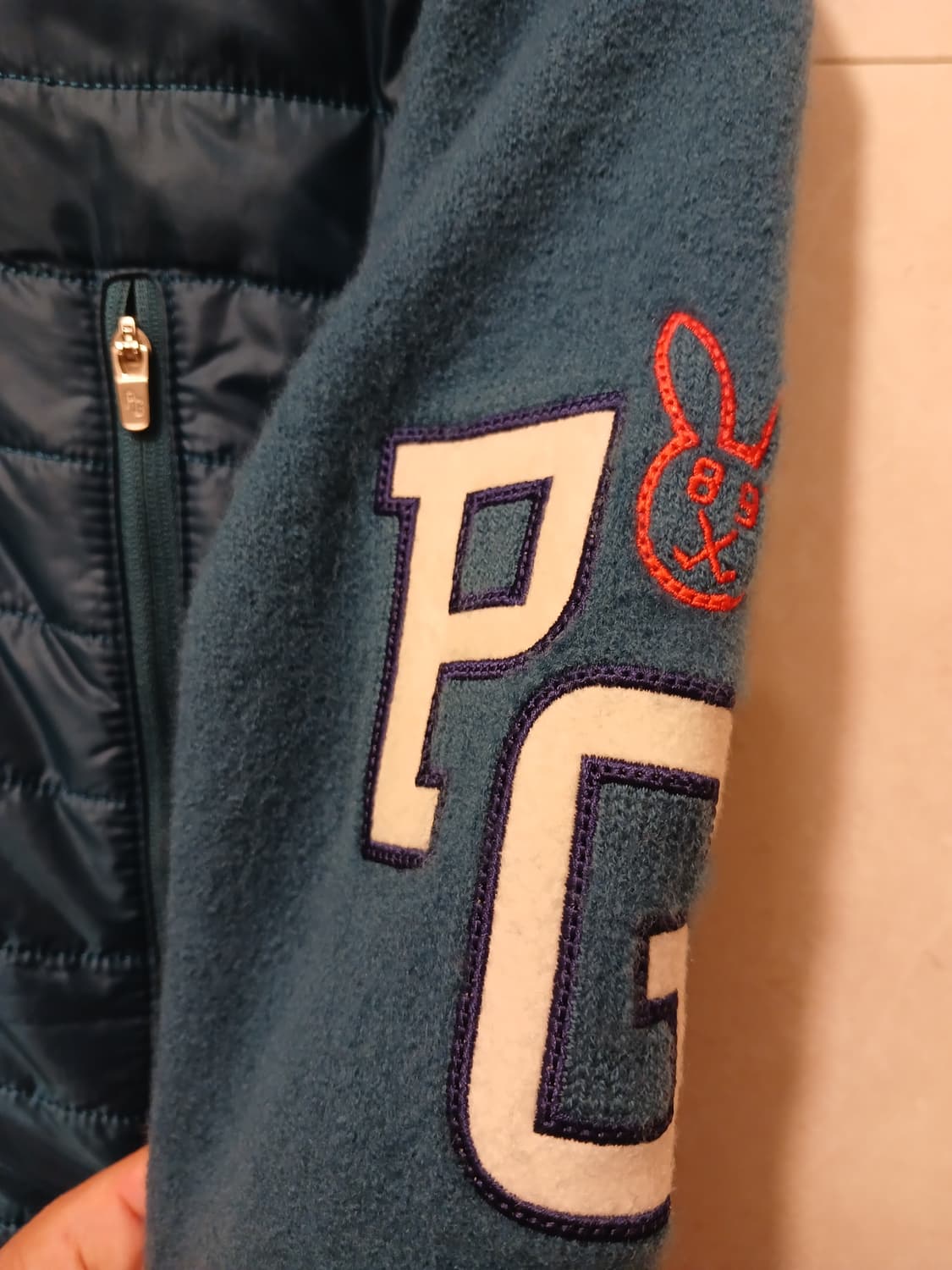 파리게이츠 정품 블루종 모직 집업 니트 0 사이즈 상품이미지9