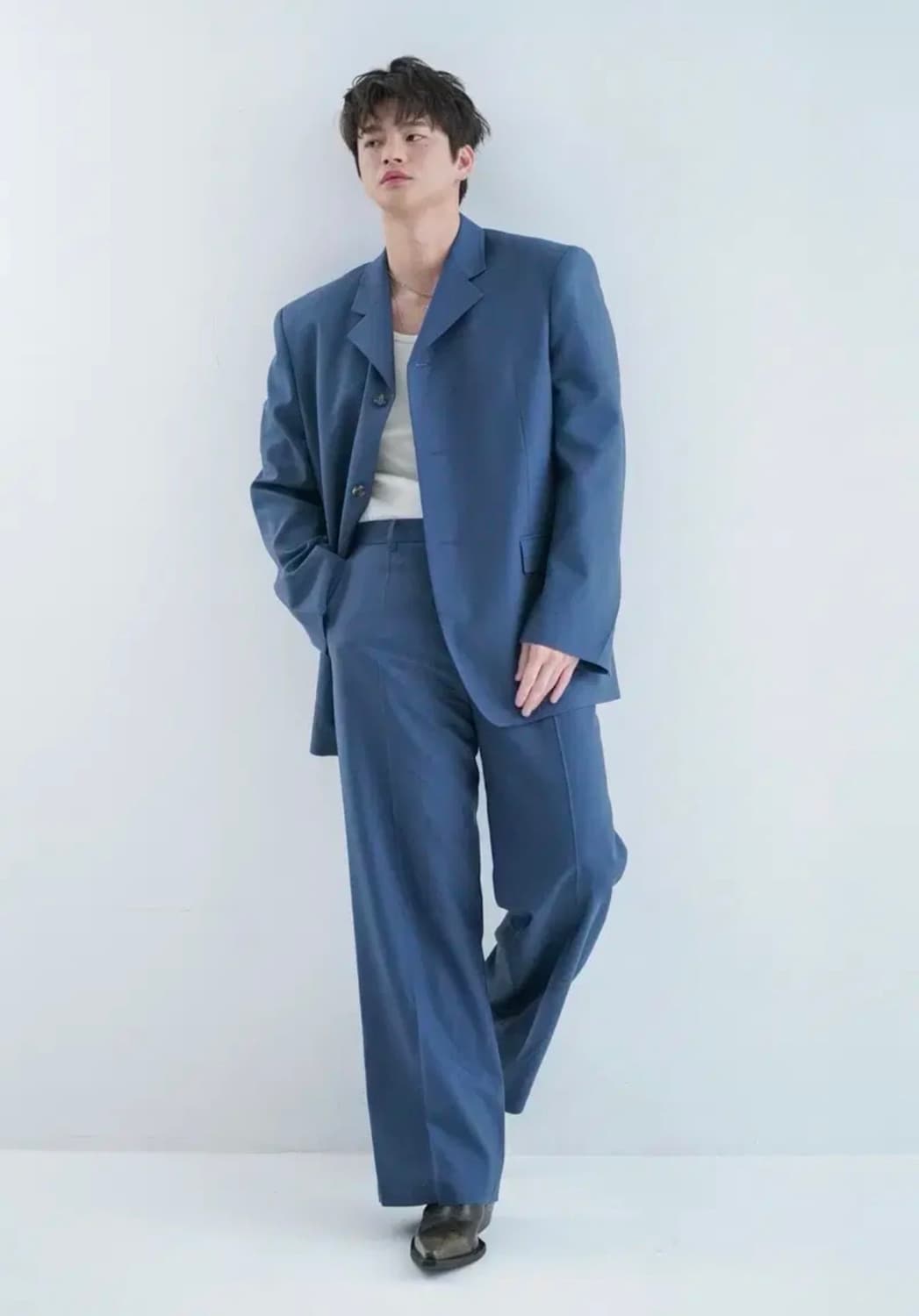 [새상품] 렉토 파도바 싱글 브레스트 테일러드 블레이저 자켓 상품이미지4