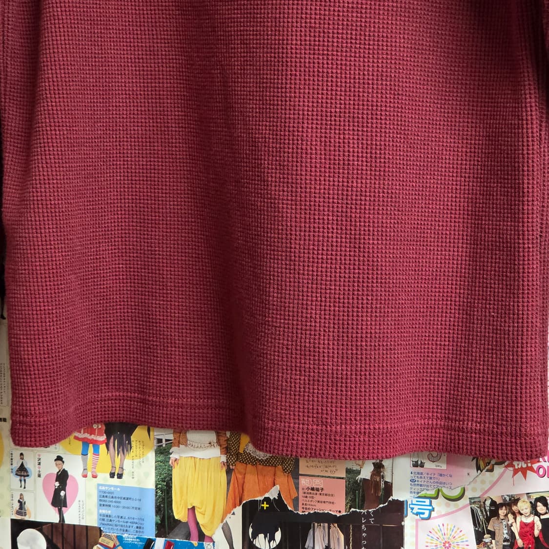 JPN 펑크 와플 자수 롱슬리브 상품이미지6