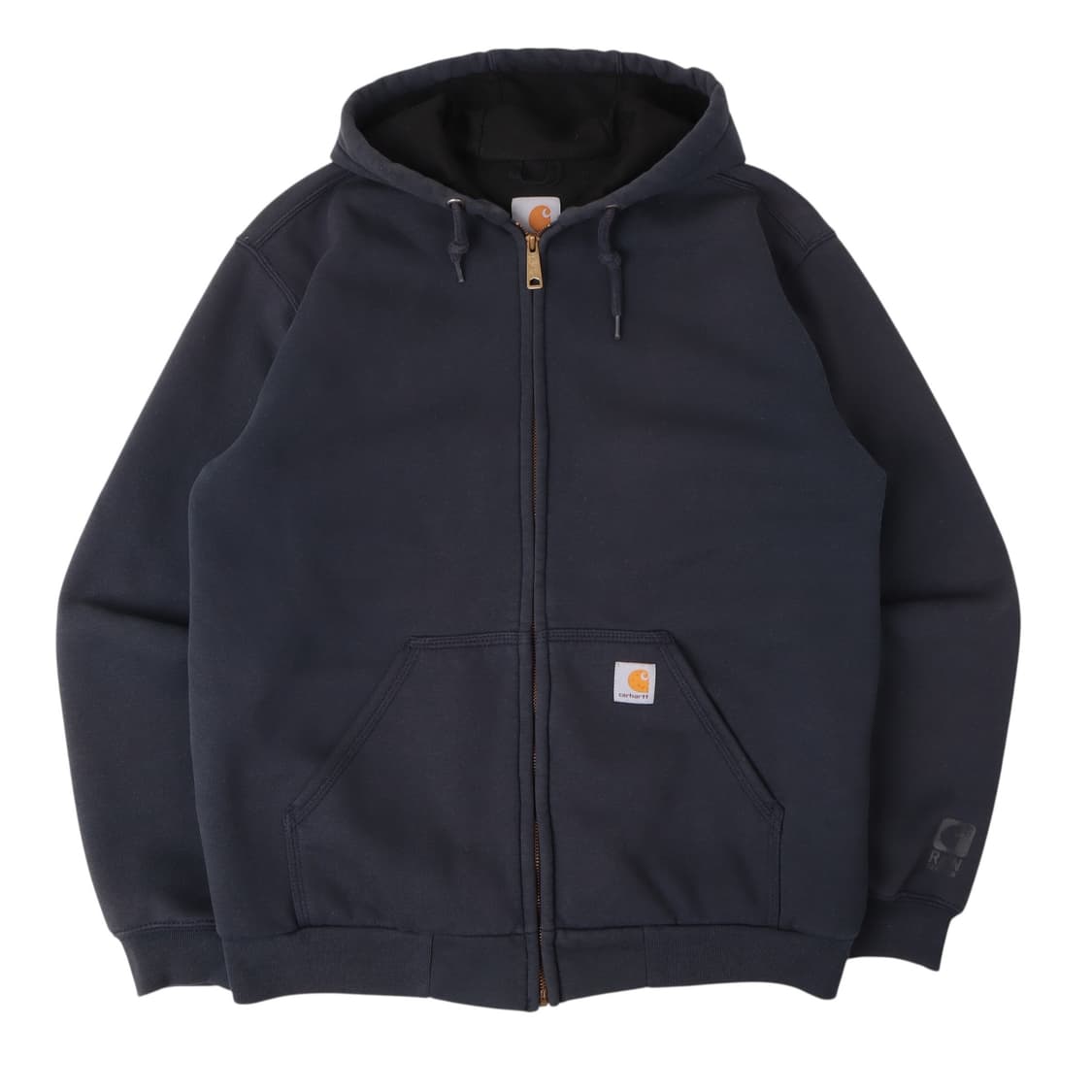 칼하트 네이비 레인디펜더 써멀 후드집업 상품이미지1