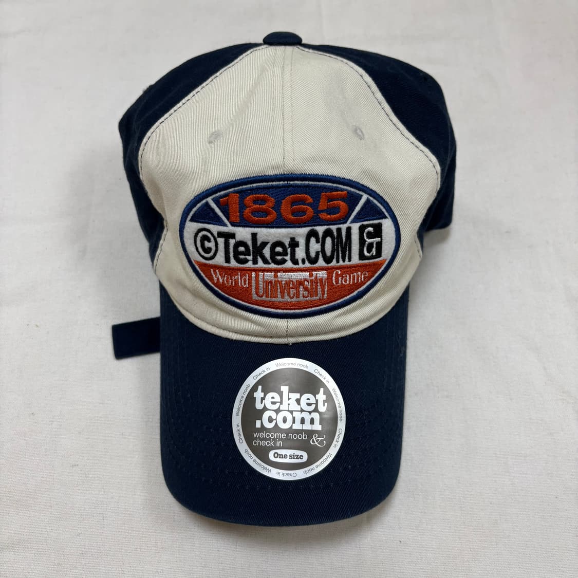 테켓 볼캡 모자 네이비 상품이미지1