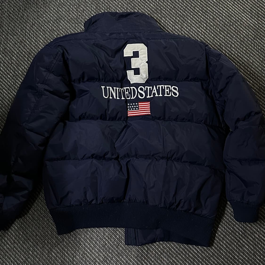 폴로 빅포니 USA 네이비 성조기 패딩 상품이미지2