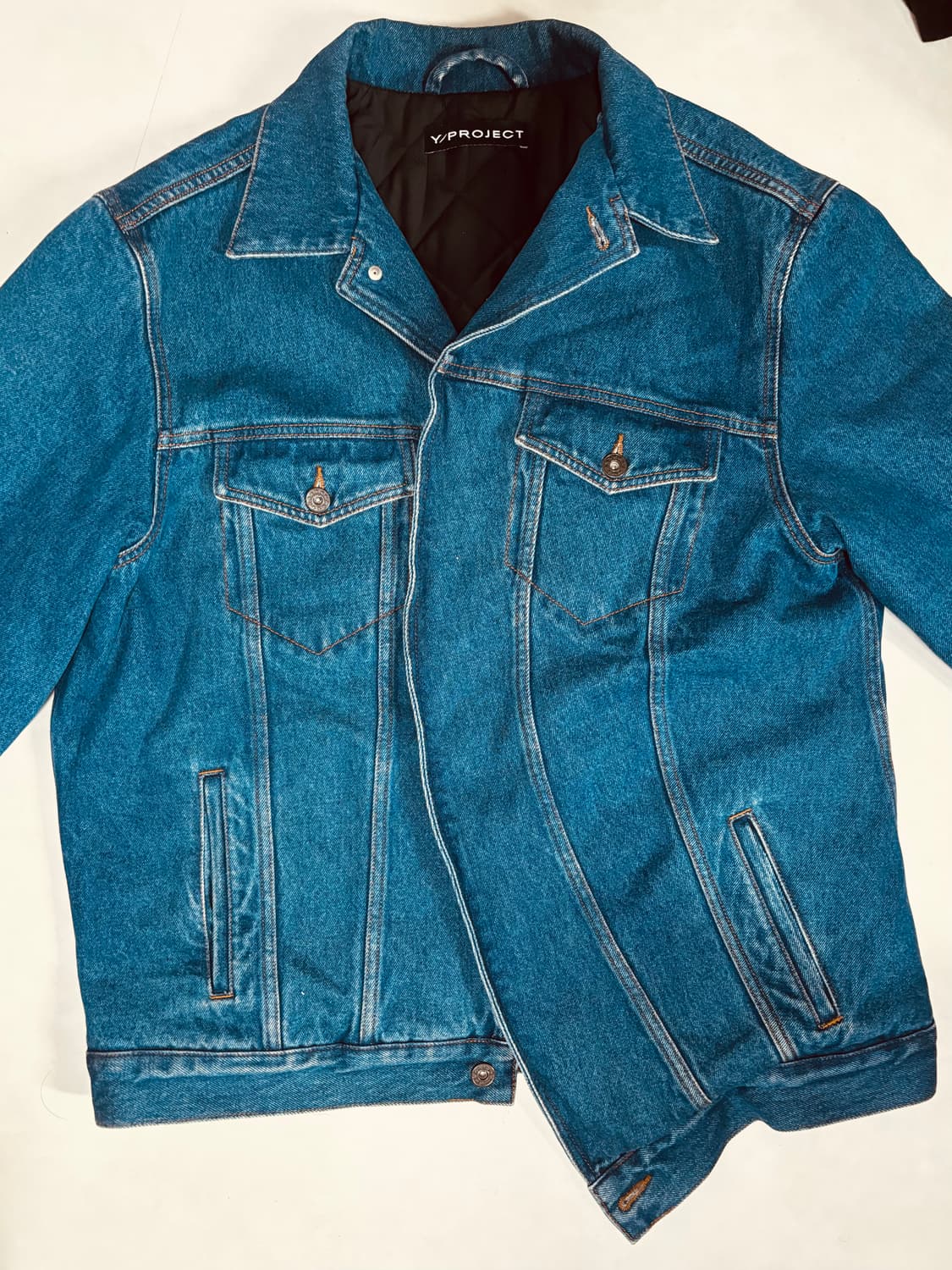 Yproject 트위스트 데님자켓 상품이미지1