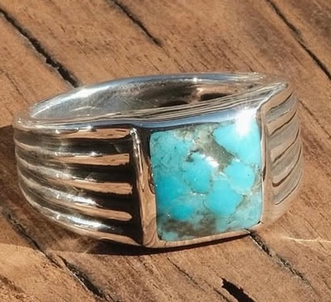 penetrate king man turquoise biker ring 상품이미지1