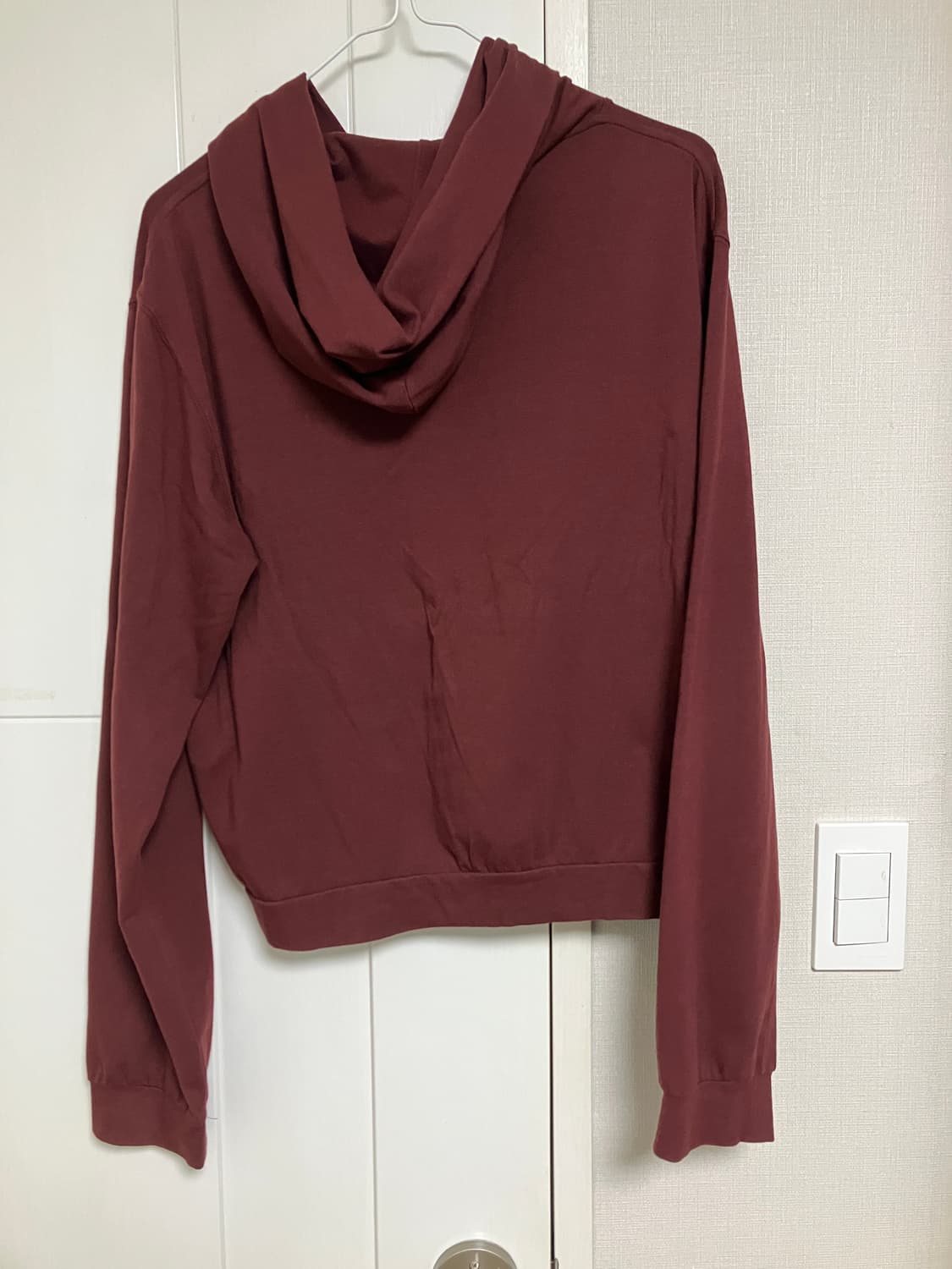 [2] 머듈 라운지 후드집업 버건디 상품이미지2