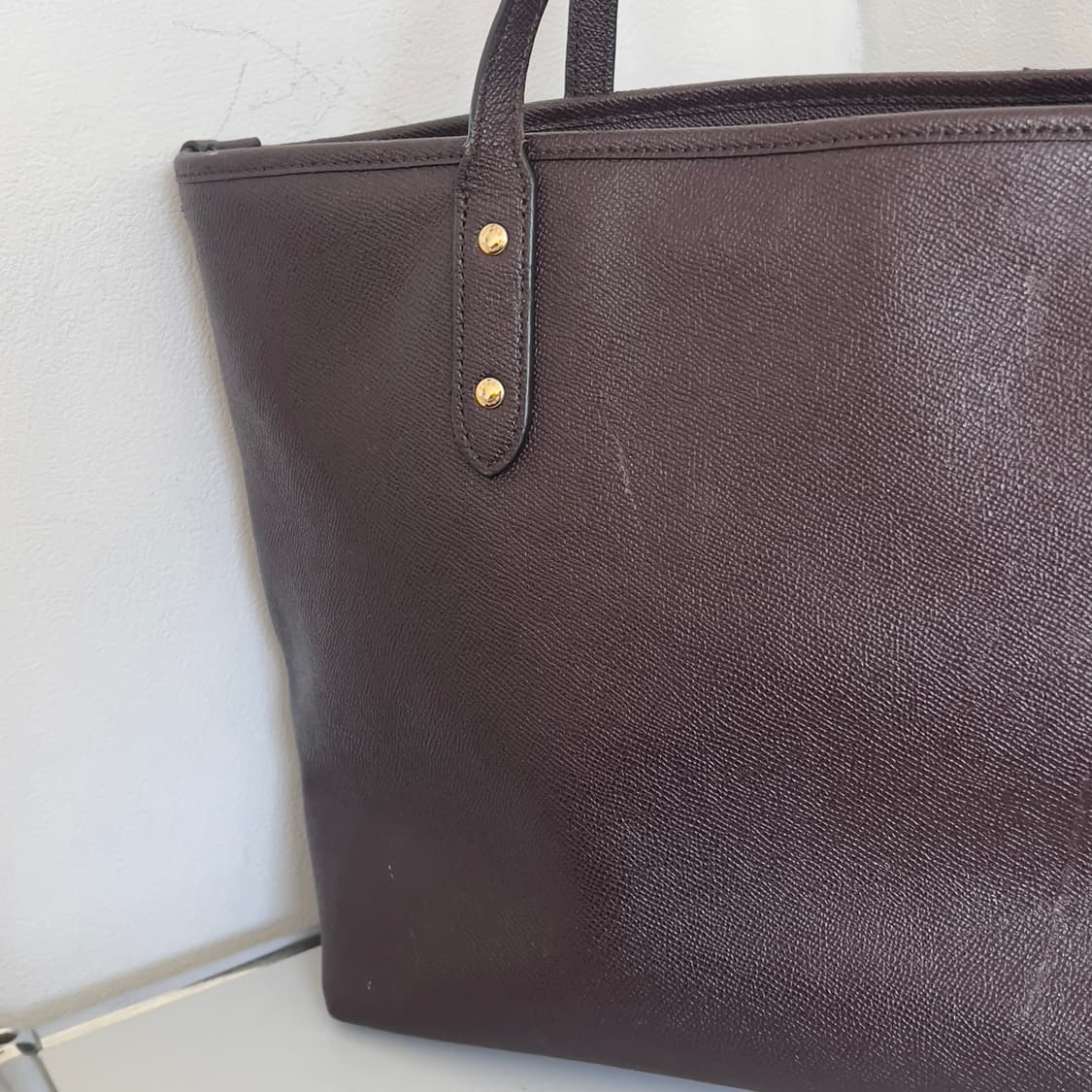 Coach leather tote bag 상품이미지5