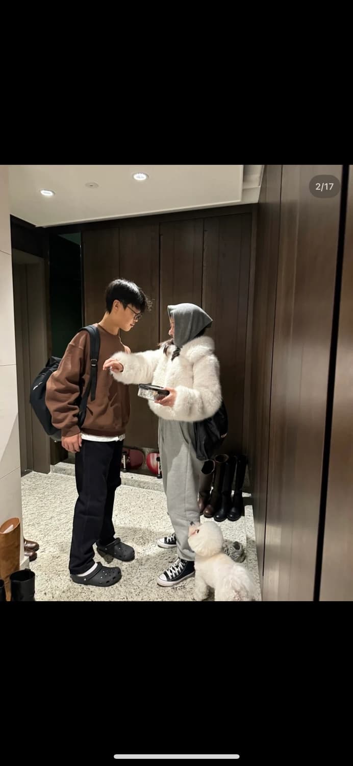 츄니토리 퍼자켓 아이보리 상품이미지4