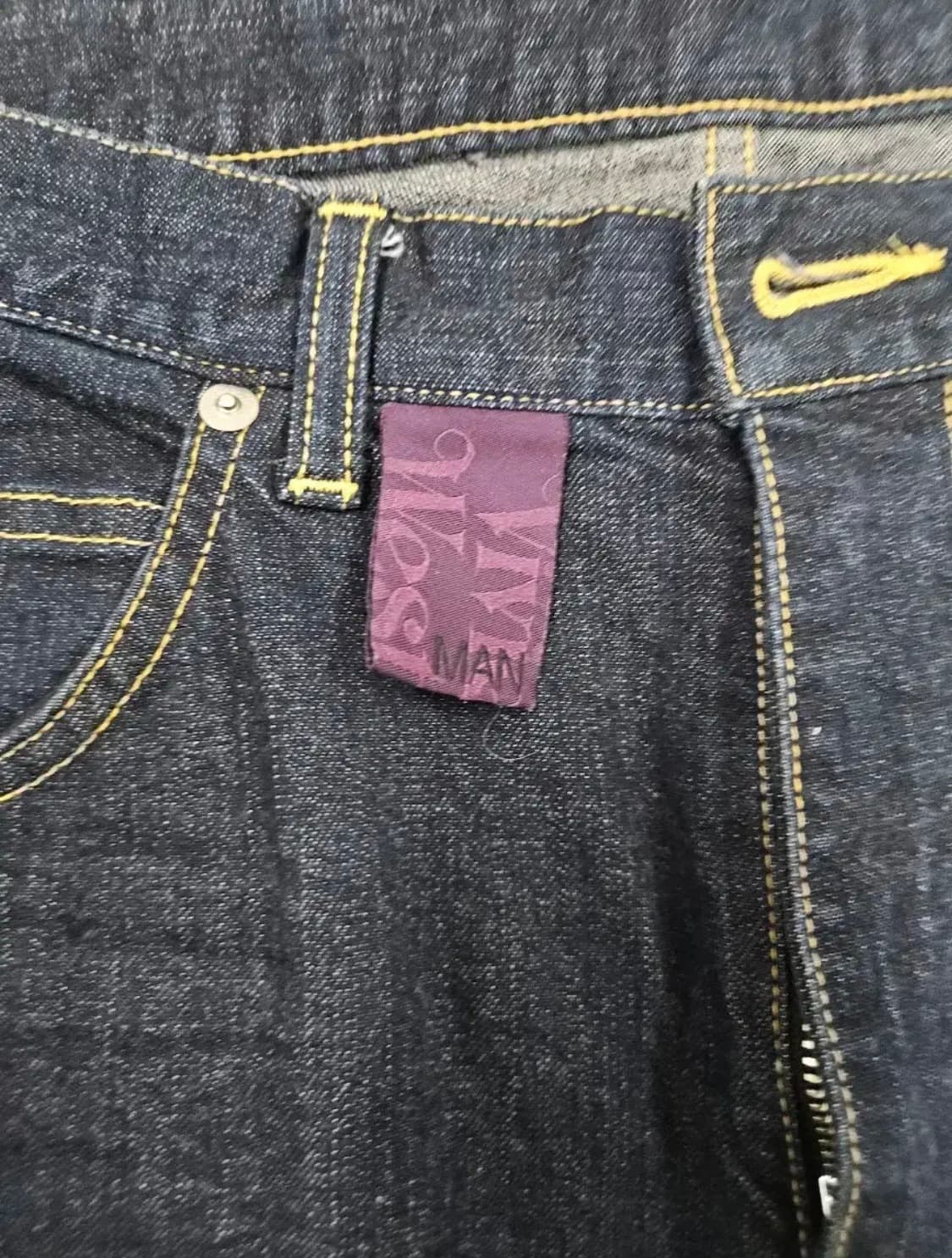 비비안웨스트우드 셀비지 데님 생지 진 상품이미지2