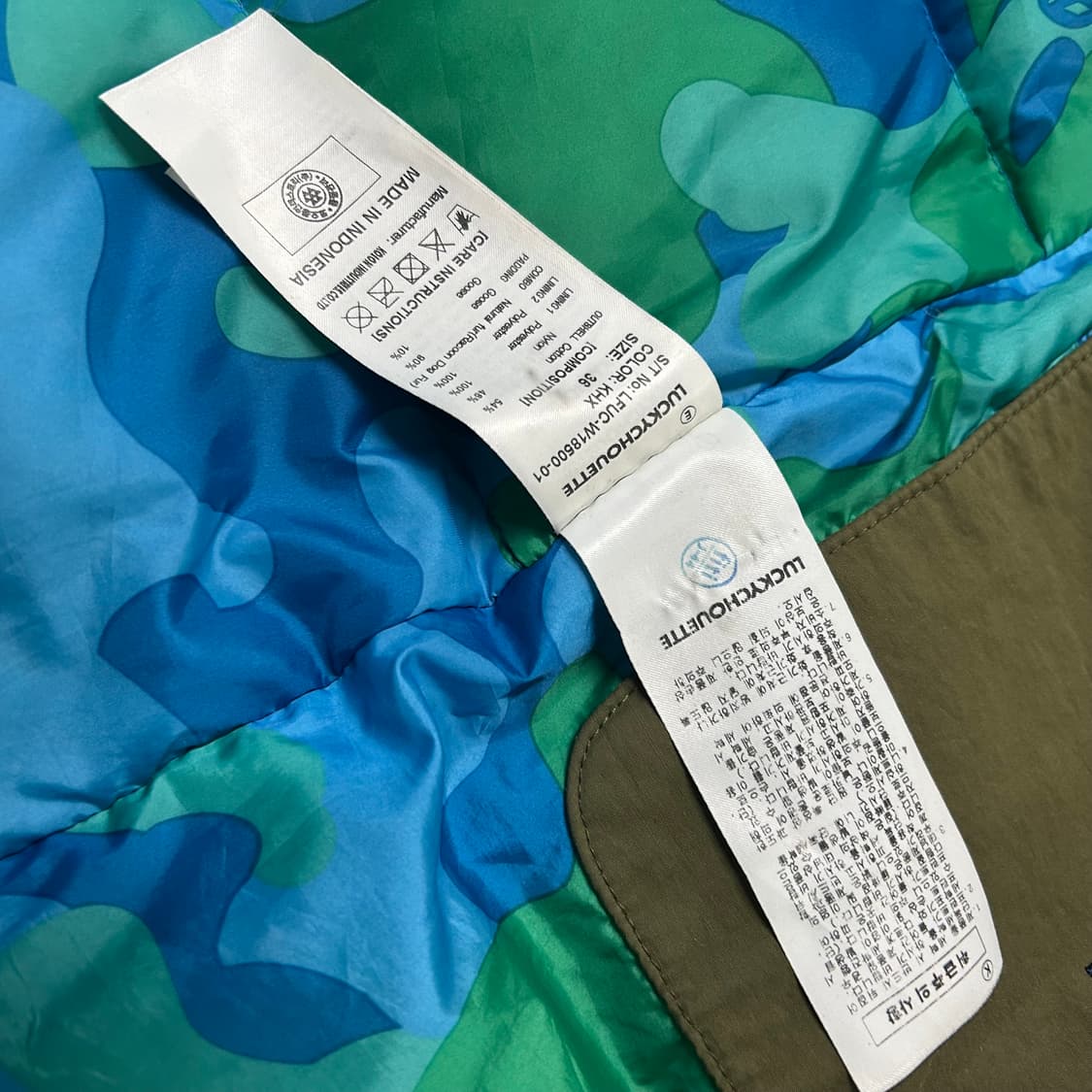 코오롱 X 럭키슈에뜨 하이라인 구스다운 롱패딩 36 66사이즈 상품이미지4