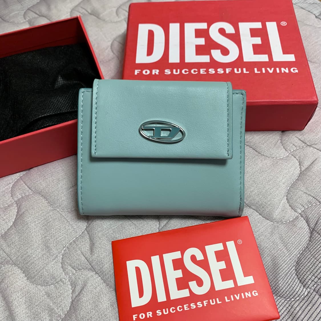 새상품)DIESEL디젤 소가죽 반지갑 풀박 상품이미지2